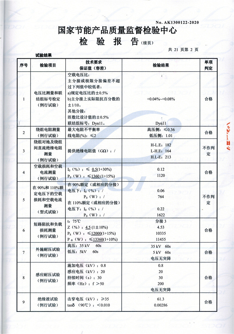 高低压试验报告-S11-1250岷县岷县岷县油浸式变压器-2.jpg
